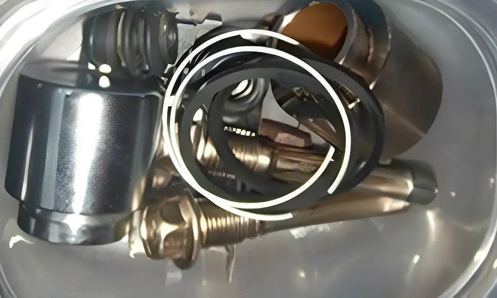 engine components after Ultrasonic Cleaning