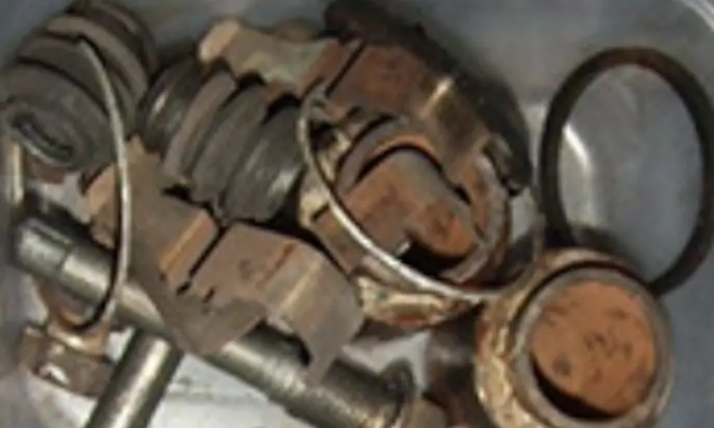 engine components before Ultrasonic Cleaning